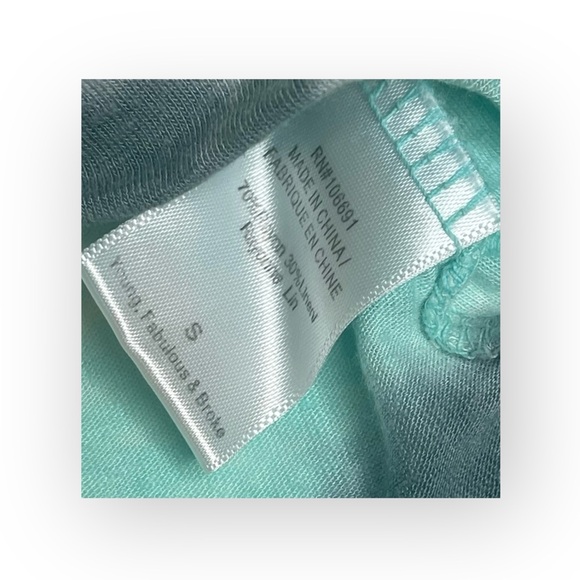 new YFB Young Fabulous & Broke ﻬஐ Naomi Plunging Cami Top ﻬஐ Seaglass Tie Dye - Picture 13 of 16